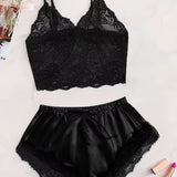 Pijama Feminino Sensual de Renda Elissa