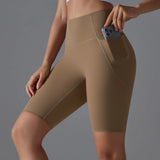 Shorts De Ginastica Fitness Cintura Alta Belinda