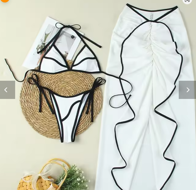 Conjunto de Biquíni 3 Peças Dafner