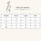 Shorts Feminino Cintura Alta Mari