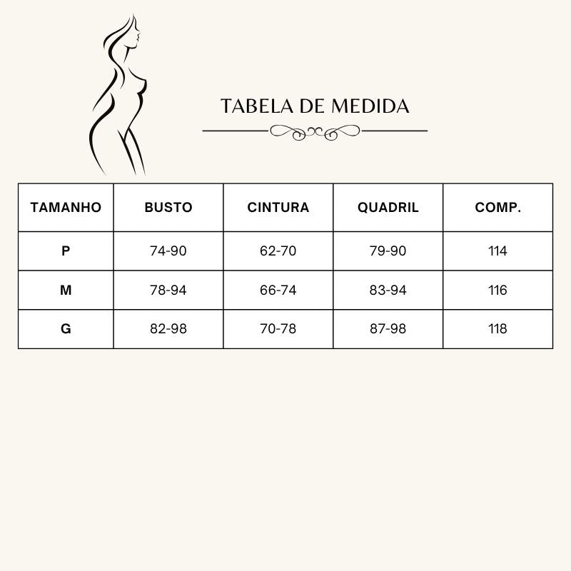 Vestido Feminino Longo Elegante Joli