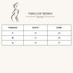 Body feminina Decote Quadrado Perla