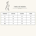 Shorts Feminino Retro Cintura Alta Gleide