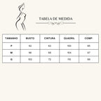 Conjunto Feminino Pijama de Verão Manuela