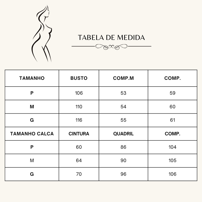 Conjunto Feminino De Malha Maya