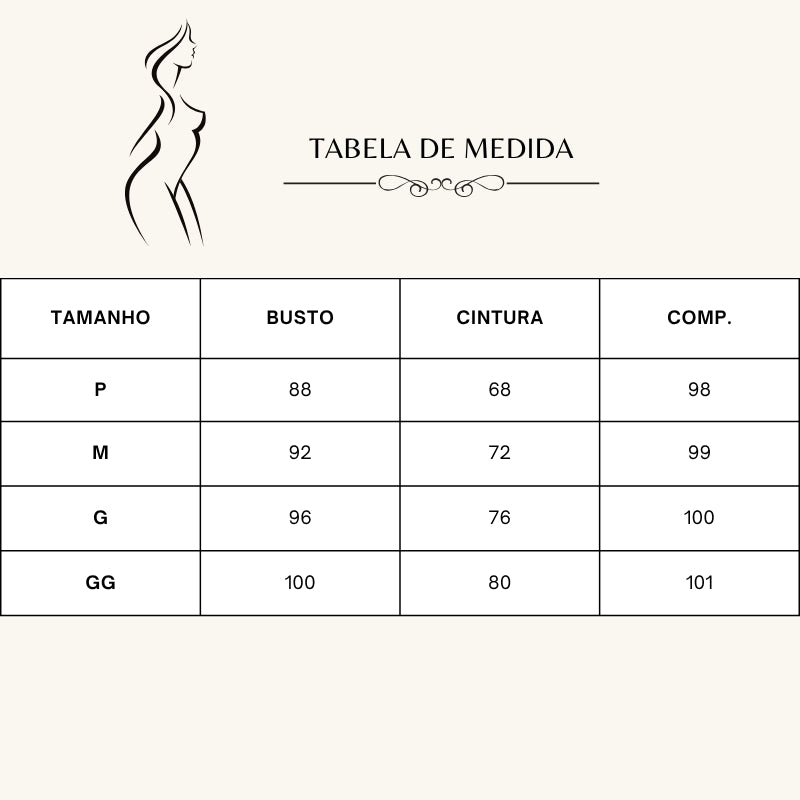 Vestido Feminino luz de Venus