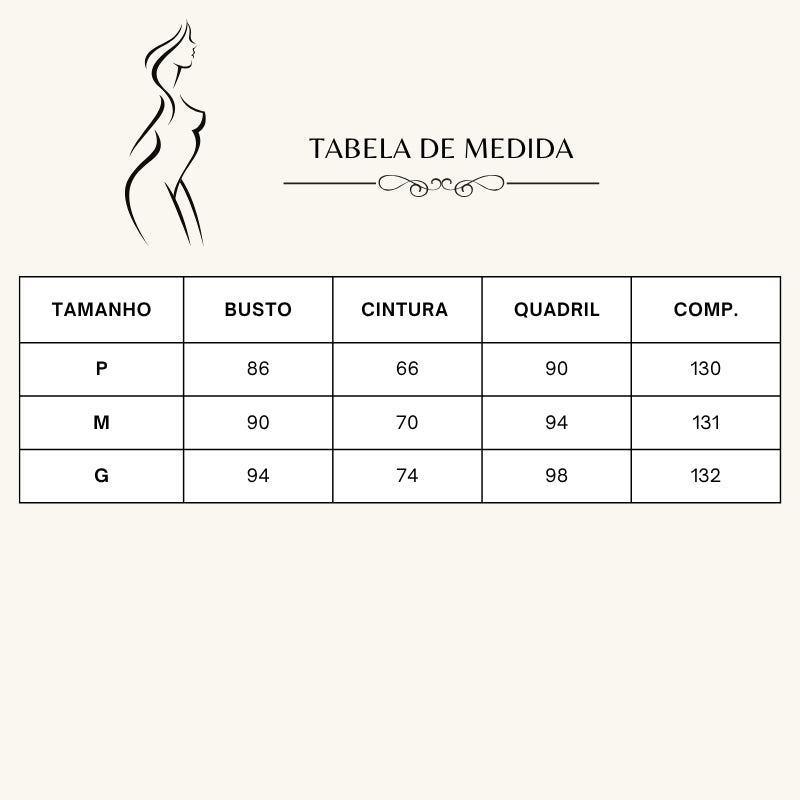 Vestido Feminino Longo Sexy Lidia