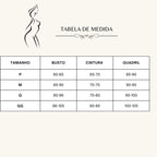 Maiô Feminino de Malha decote V Ingrid