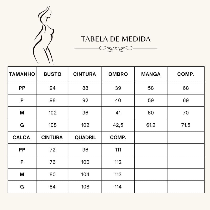 Conjunto Feminino Blazer Listrado  kyla