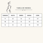 Saída de Praia Longo Listrado Maitê