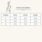 Biquíni Feminino 3 Peças Celine