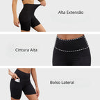 Shorts Feminino Com Bolso Lateral Iza