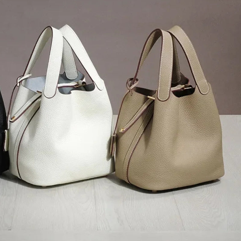 Bolsa Feminina De Couro legítimo Super Macia Dalva