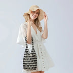 Bolsa Feminina de Madeira Vazado Raimara