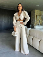 Conjunto Feminino elegante Anika