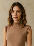 Blusa Feminina Gola Alta Yuna