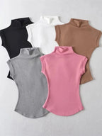 Blusa Feminina Gola Alta Yuna