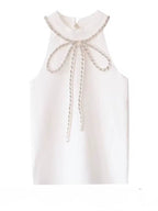 Blusa Feminina de Laço Tassia