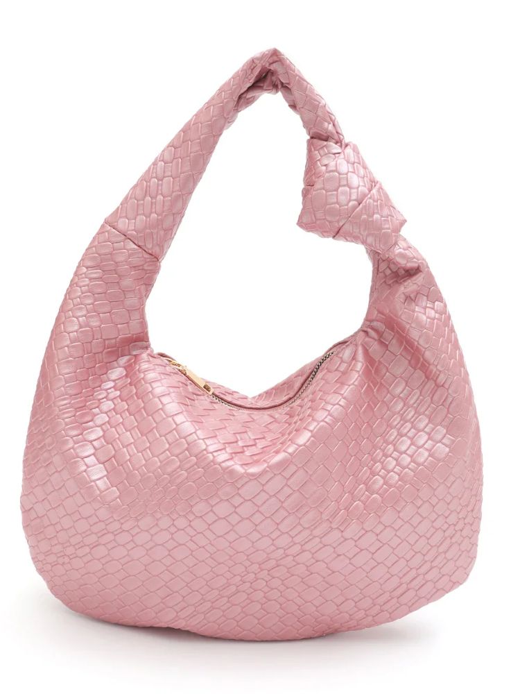 Bolsa Feminina De Couro Sintético Com Alça de Nó Zarai