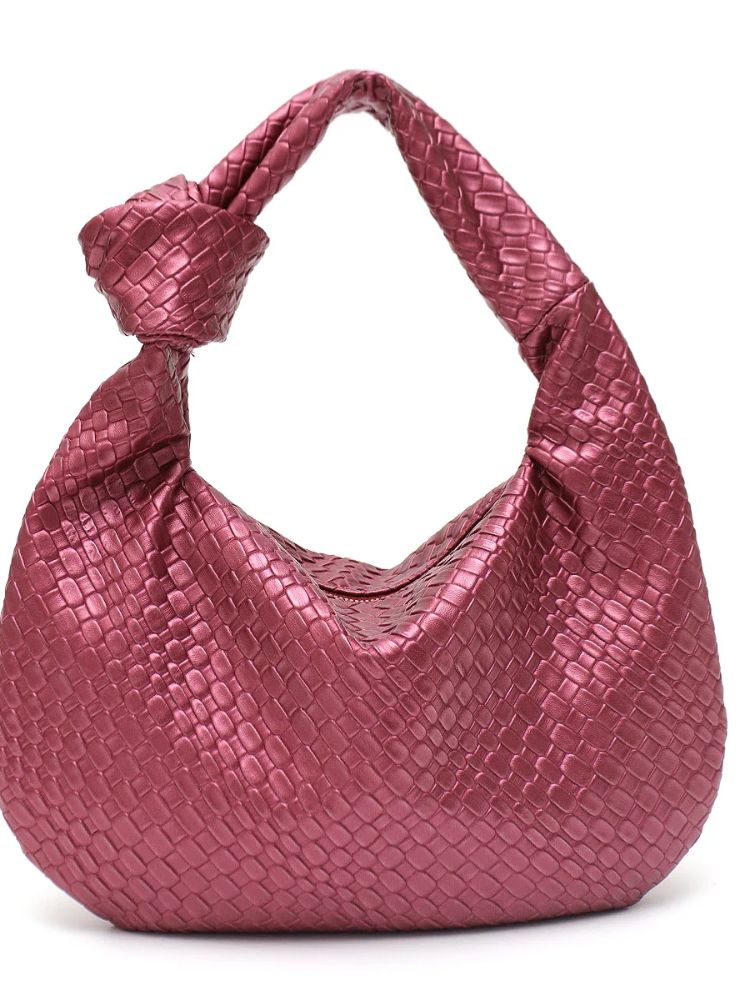 Bolsa Feminina De Couro Sintético Com Alça de Nó Zarai