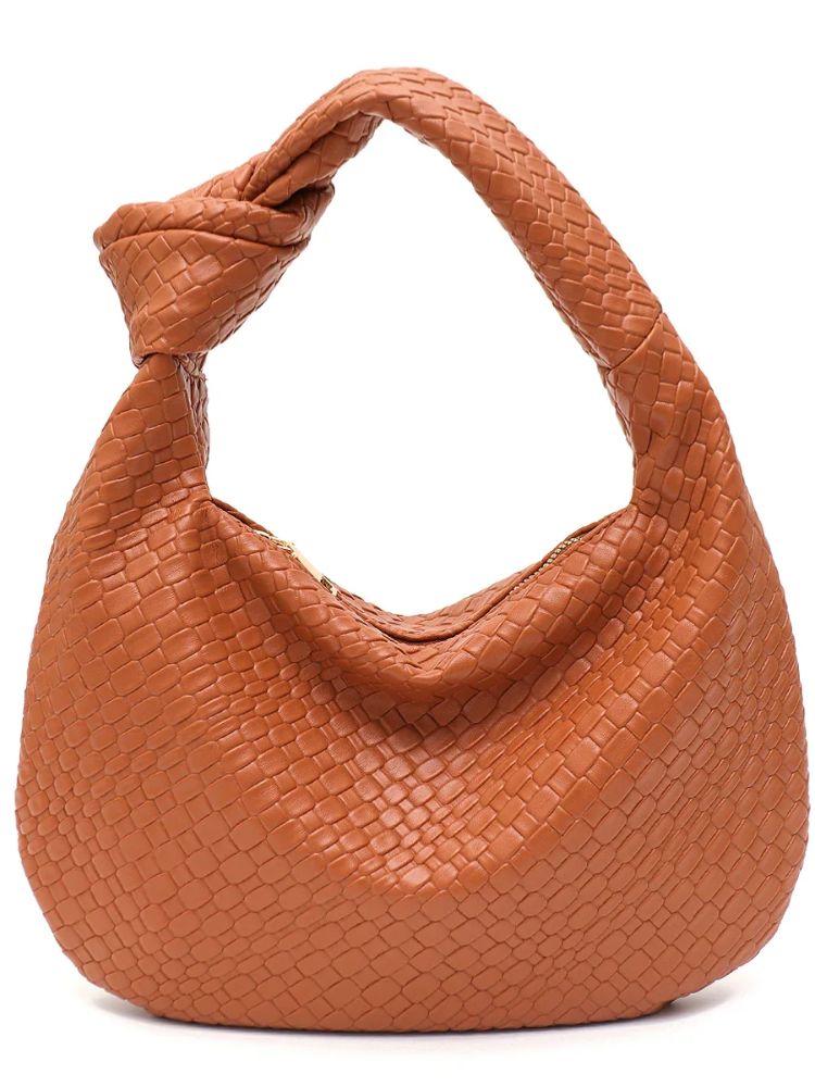 Bolsa Feminina De Couro Sintético Com Alça de Nó Zarai