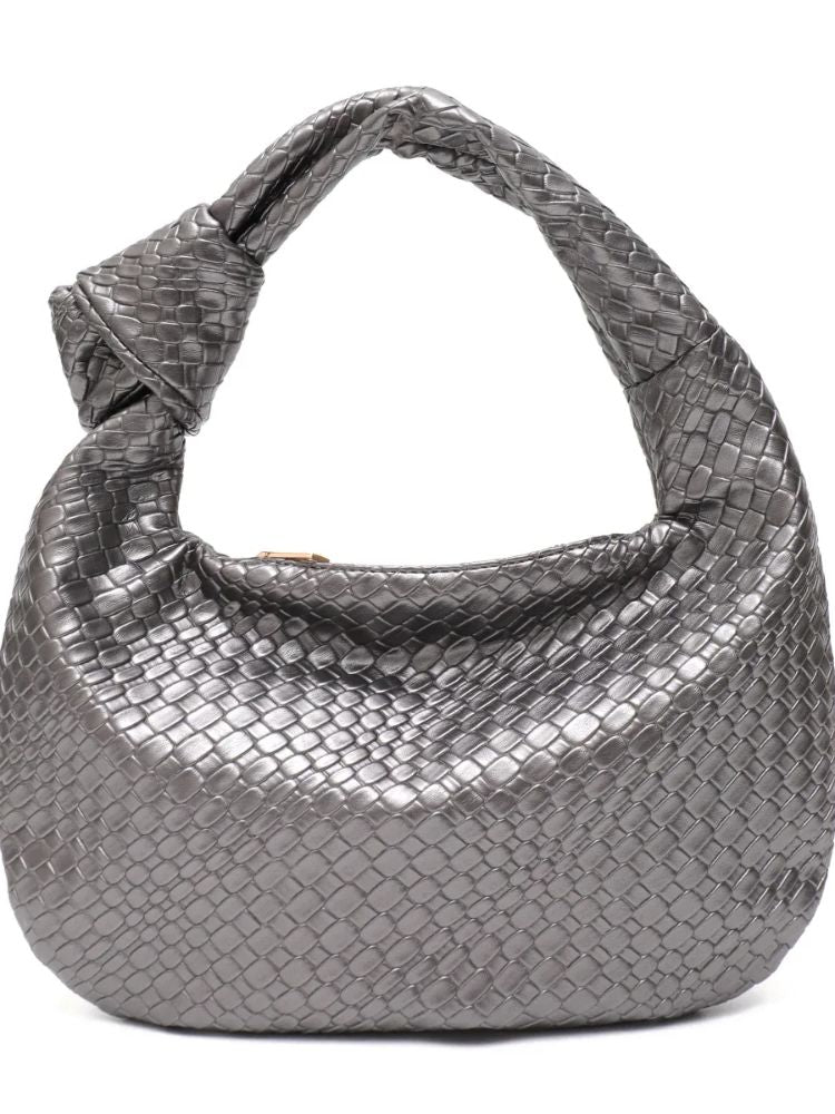 Bolsa Feminina De Couro Sintético Com Alça de Nó Zarai