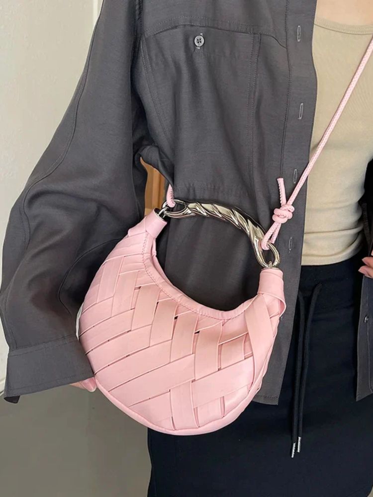Bolsa Feminina de Luxo Americana De Couro Sintético