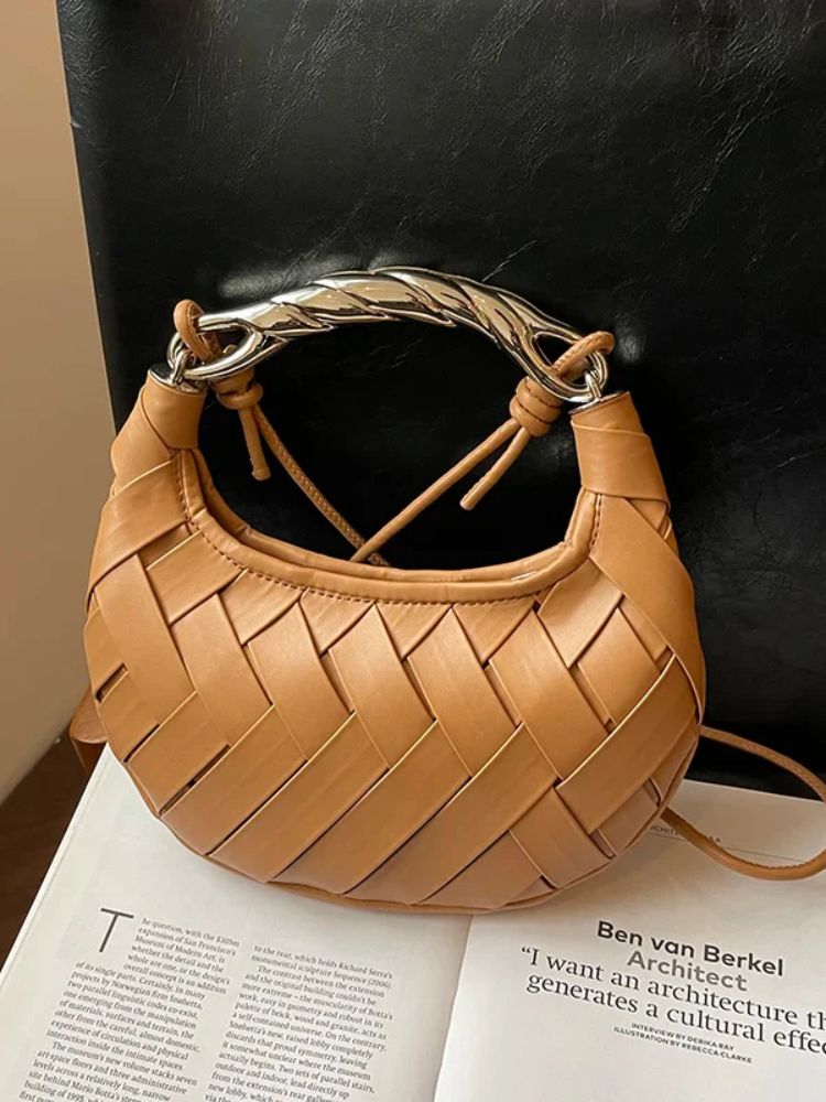 Bolsa Feminina de Luxo Americana De Couro Sintético