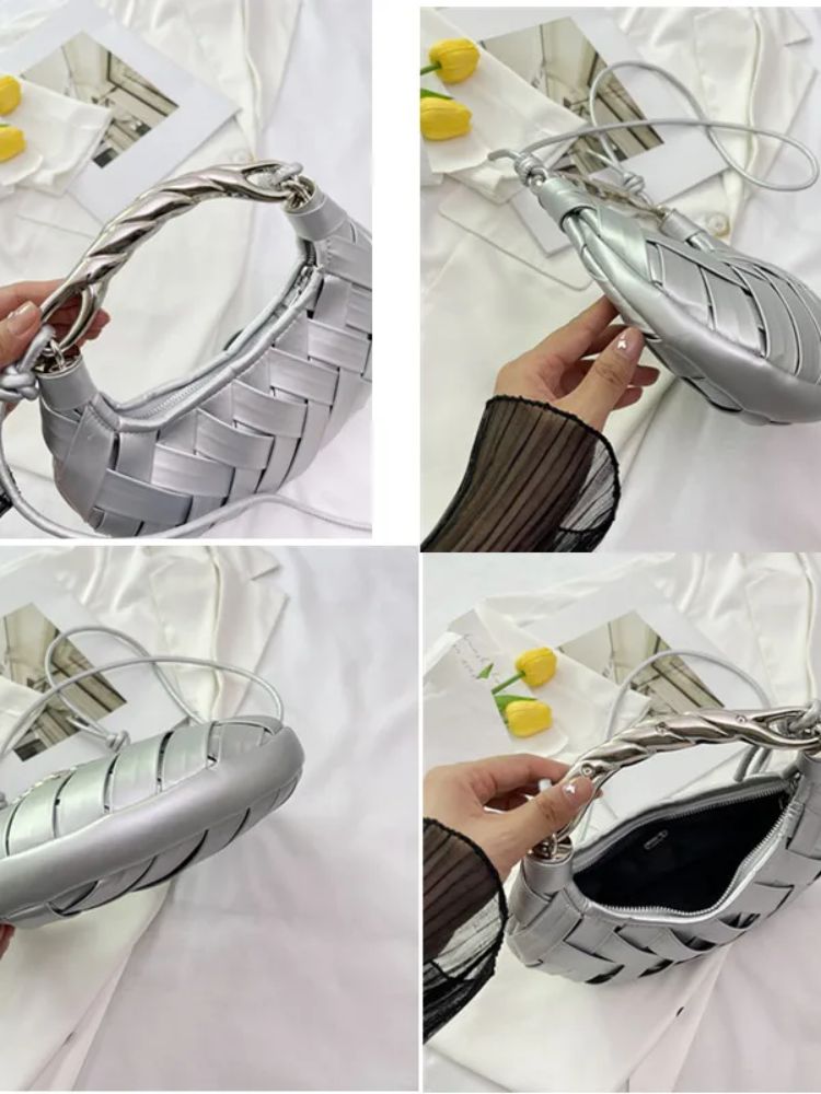 Bolsa Feminina de Luxo Americana De Couro Sintético