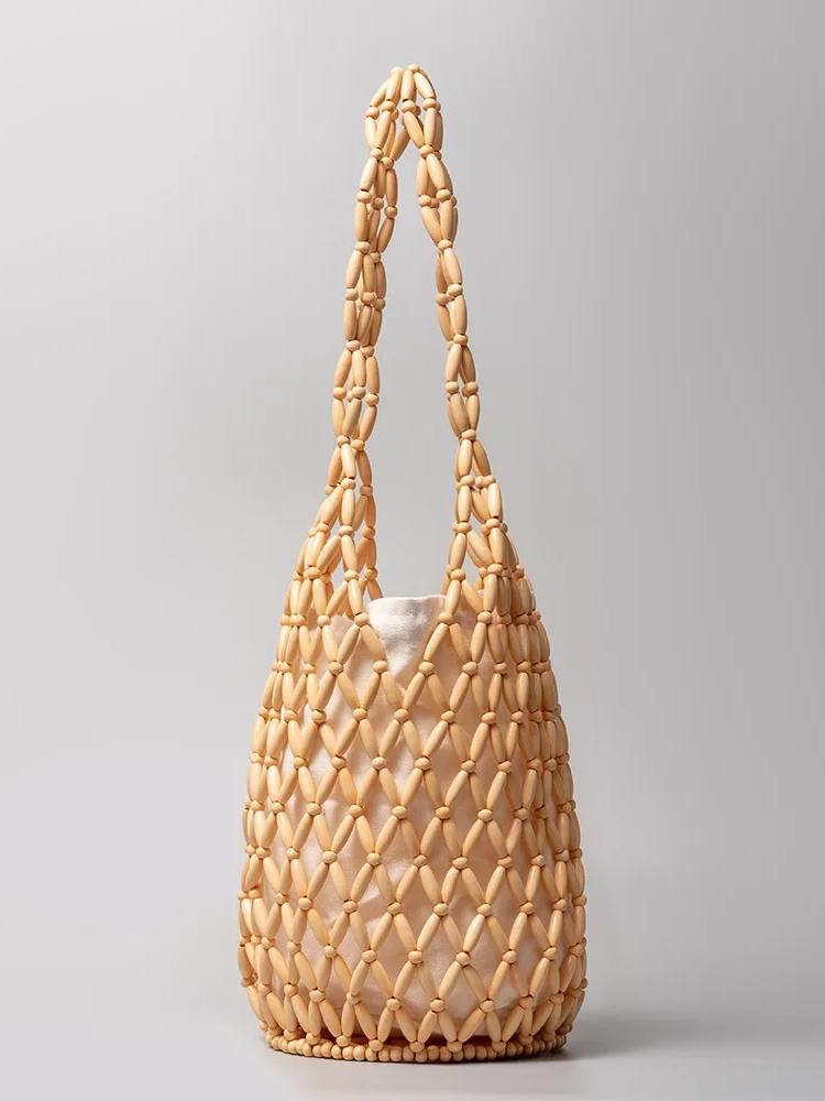 Bolsa Feminina de Madeira Vazado Raimara