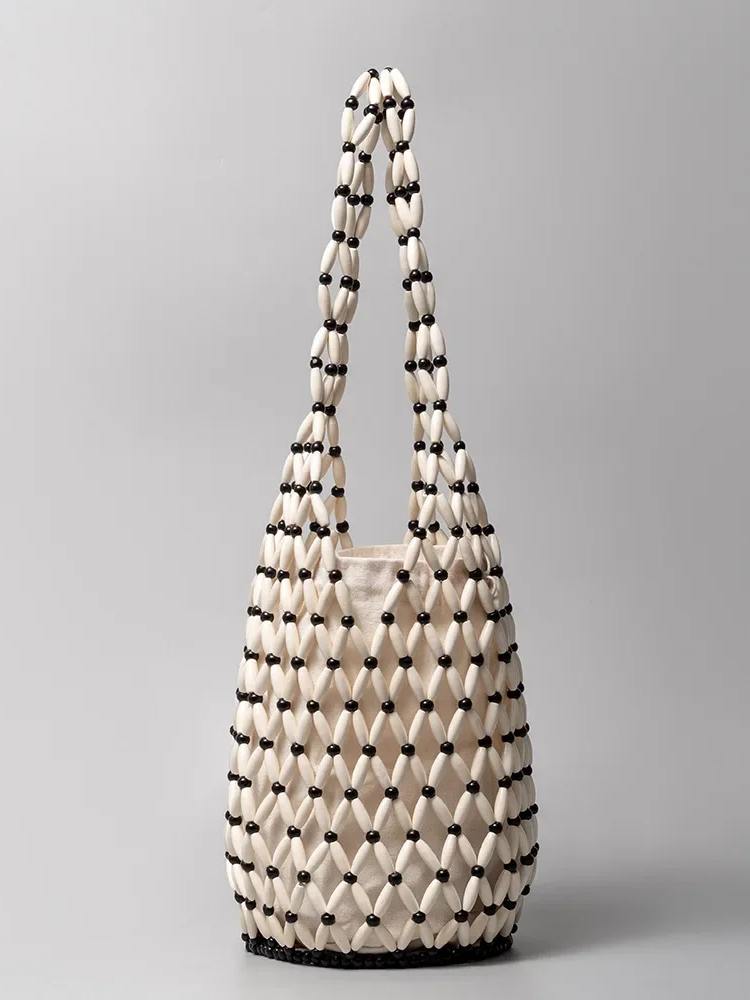 Bolsa Feminina de Madeira Vazado Raimara
