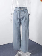 Calça Jean Feminina Com Strass Raika