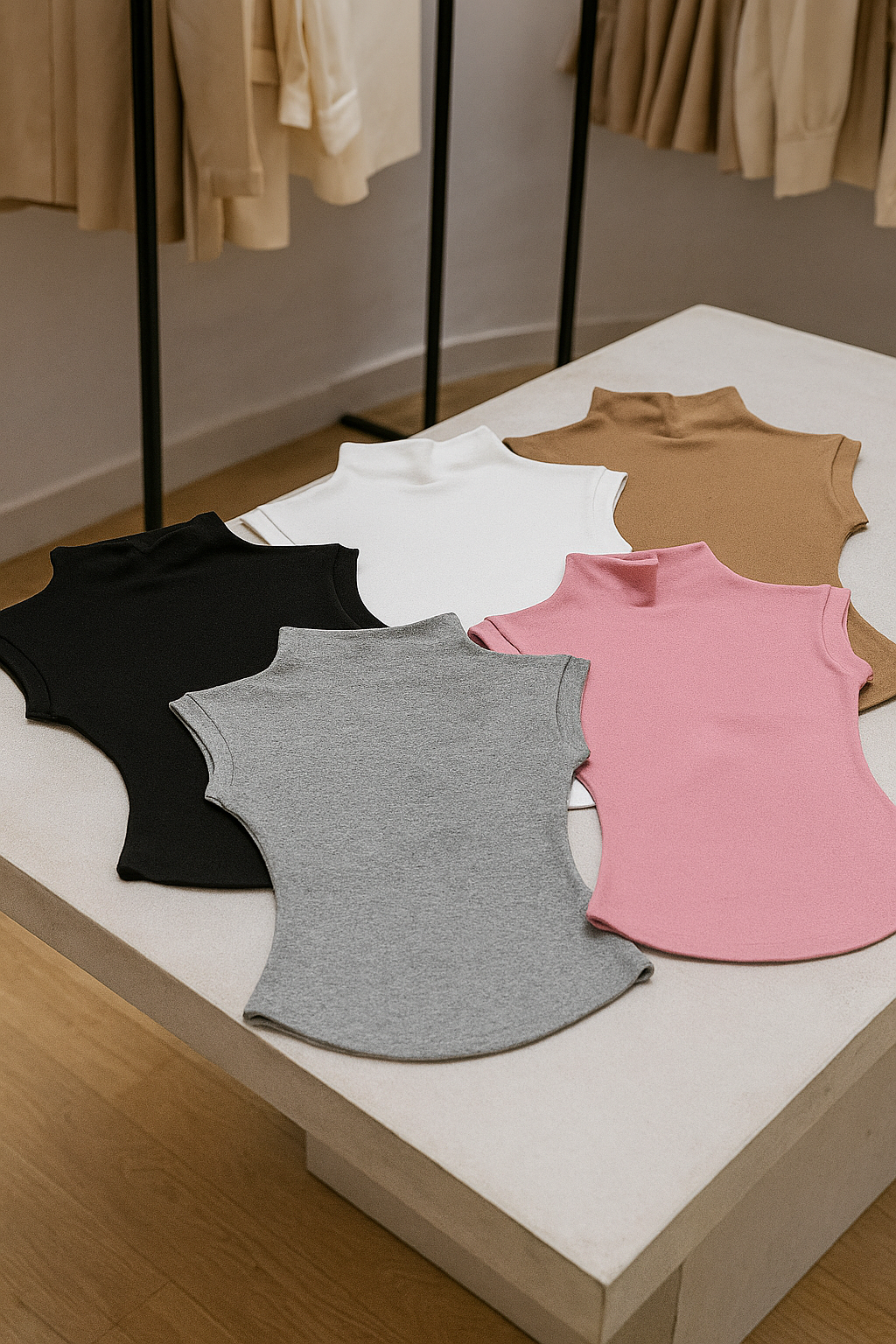 Blusa Feminina Gola Alta Yuna