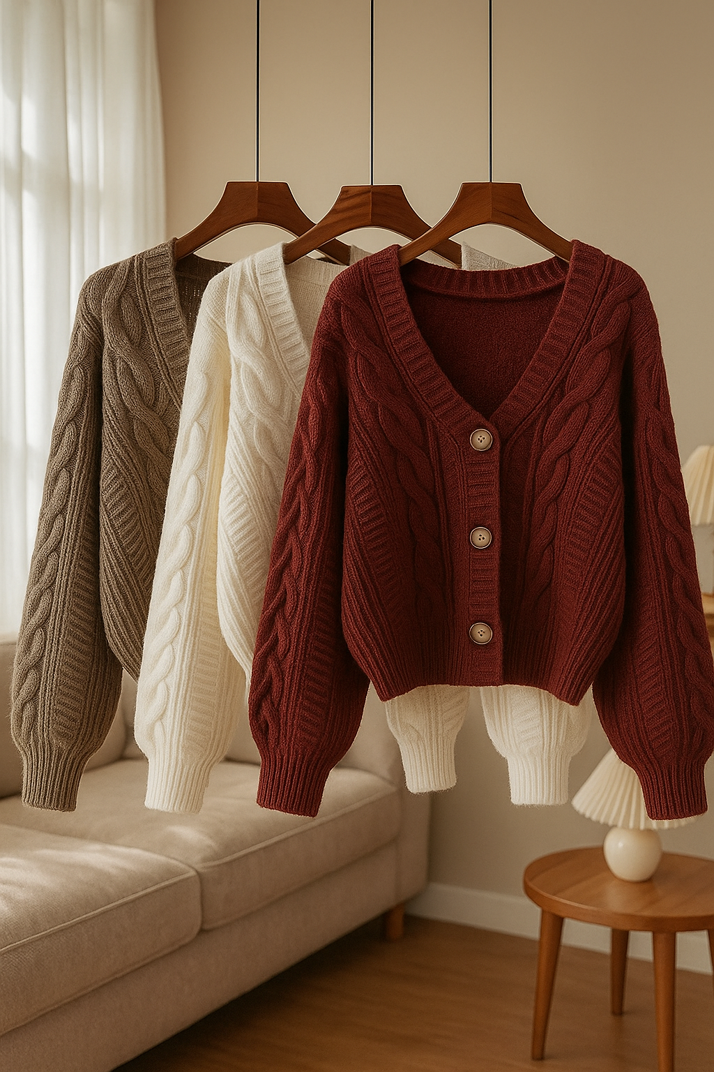 Suéter Feminino Decote V Clarise