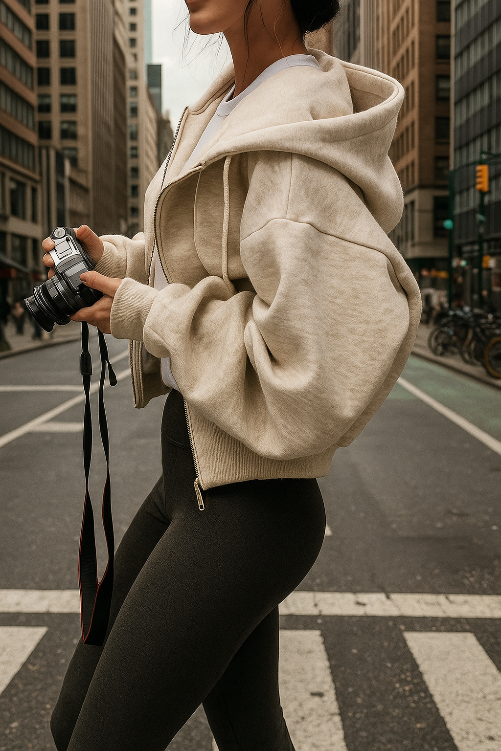 Moletom Feminino Com Capuz Dalva