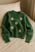 Sueter Feminino Bordado Florais Agnes