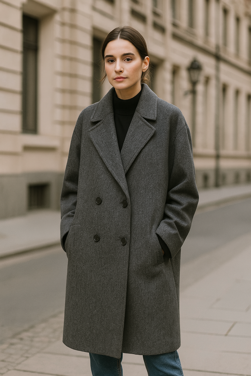 Casaco de Inverno Feminino Casual Xena