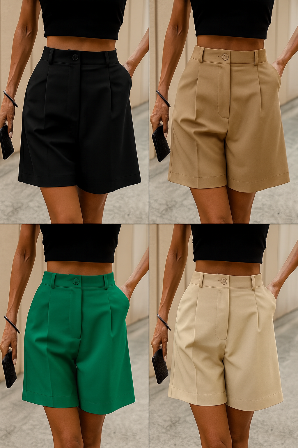 Shorts Feminino Elegância