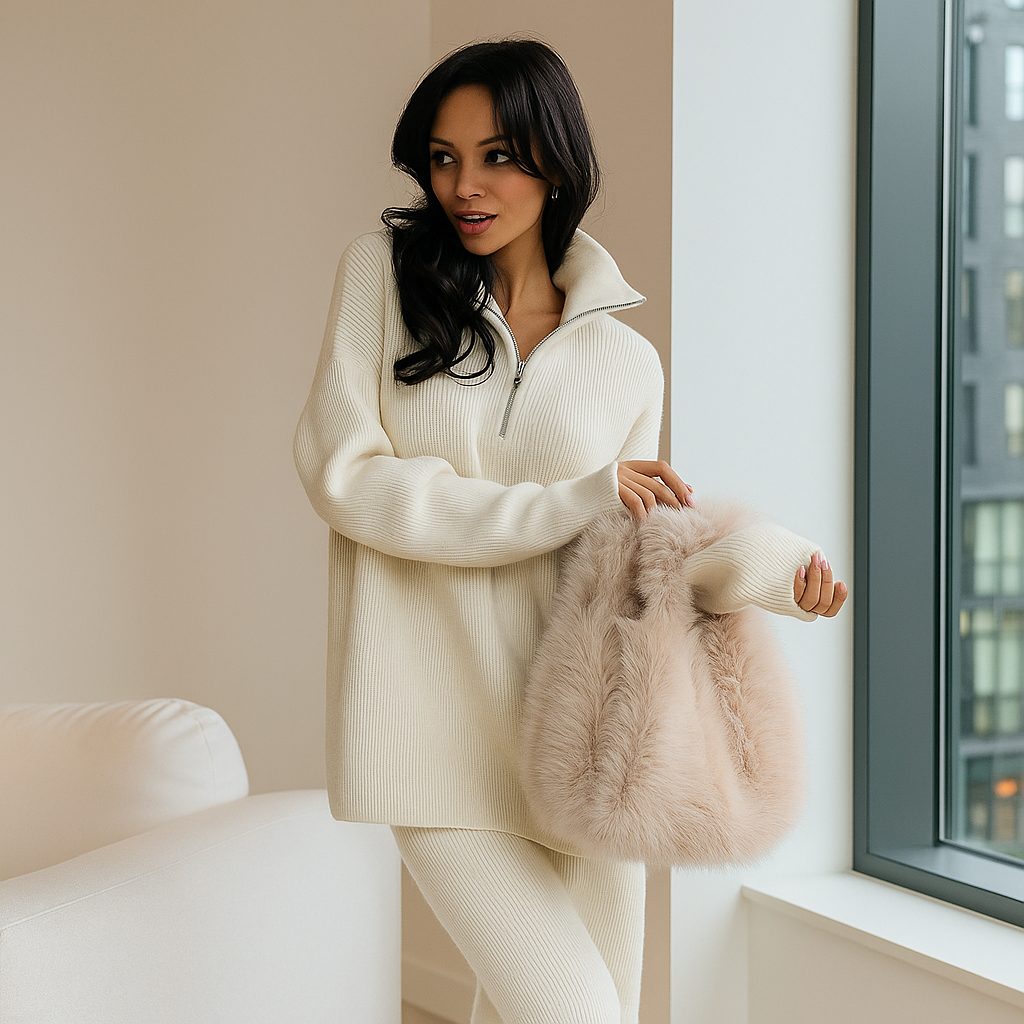 Conjunto Feminino De Malha Maya