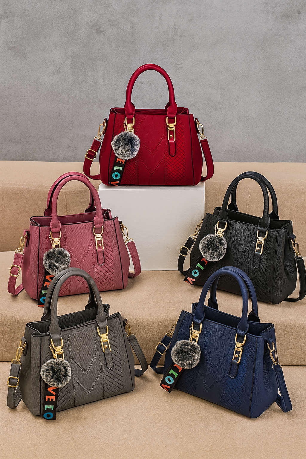 Bolsa Feminina de Couro Jessy