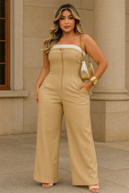 Macacão Feminino Cintura Alta Eva