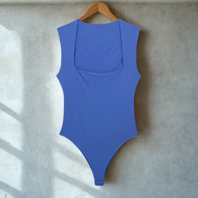 Body feminina Decote Quadrado Perla