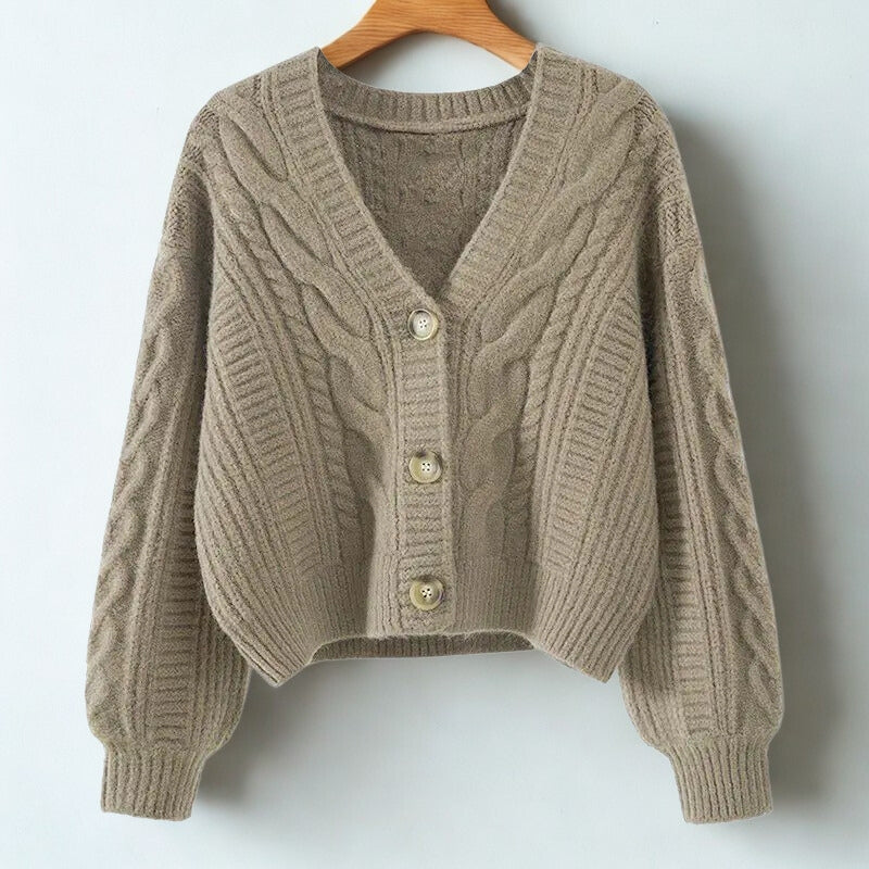 Suéter Feminino Decote V Clarise