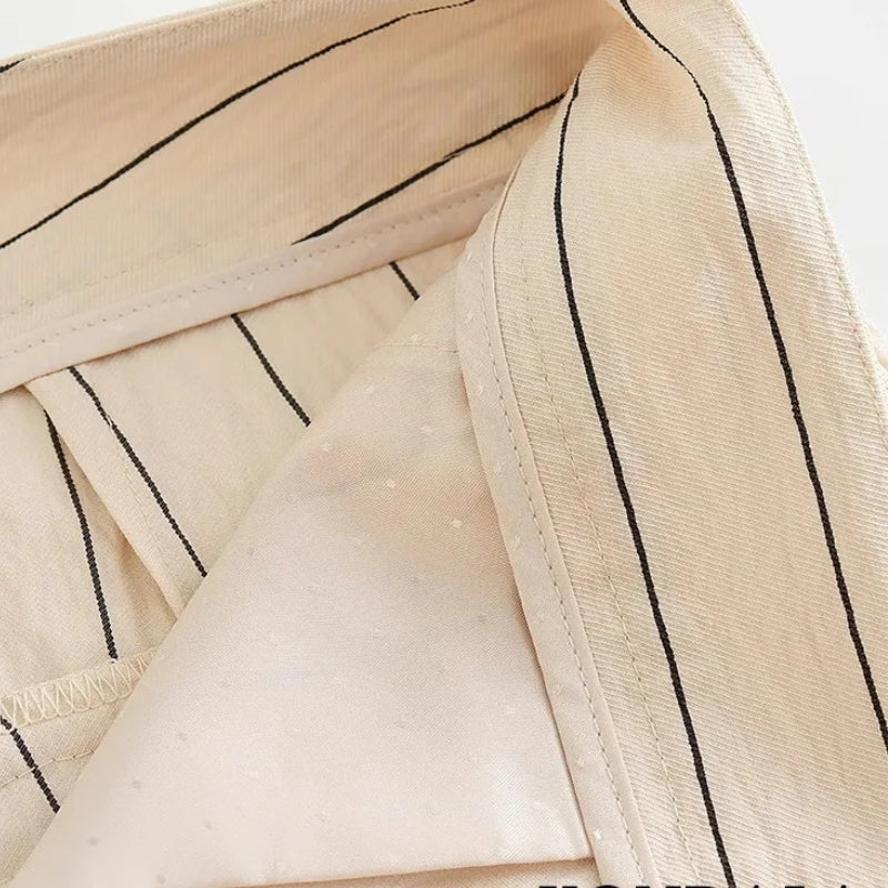 Conjunto Feminino Blazer Listrado  kyla