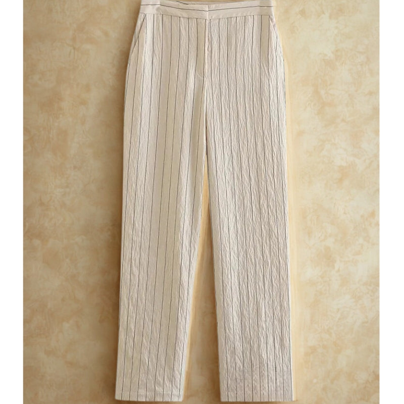 Conjunto Feminino Blazer Listrado  kyla