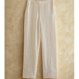 Conjunto Feminino Blazer Listrado  kyla