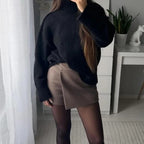 Saia Feminina Mini Cintura Alta Glades