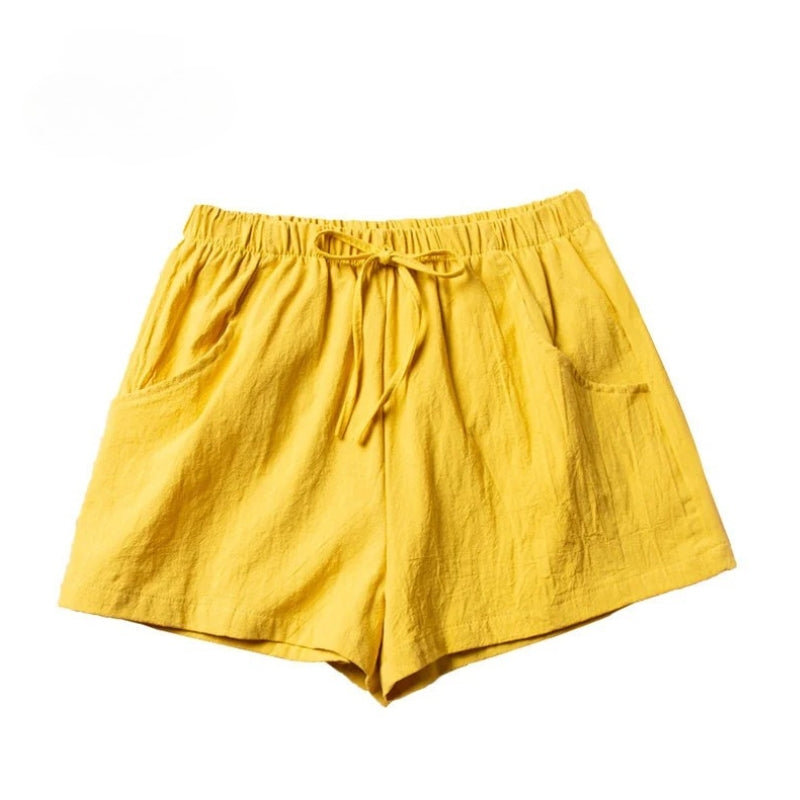 Shorts Feminino de Linho Sara