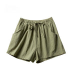 Shorts Feminino de Linho Sara