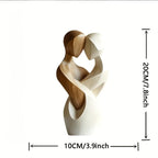 Estatua de Madeira Casal